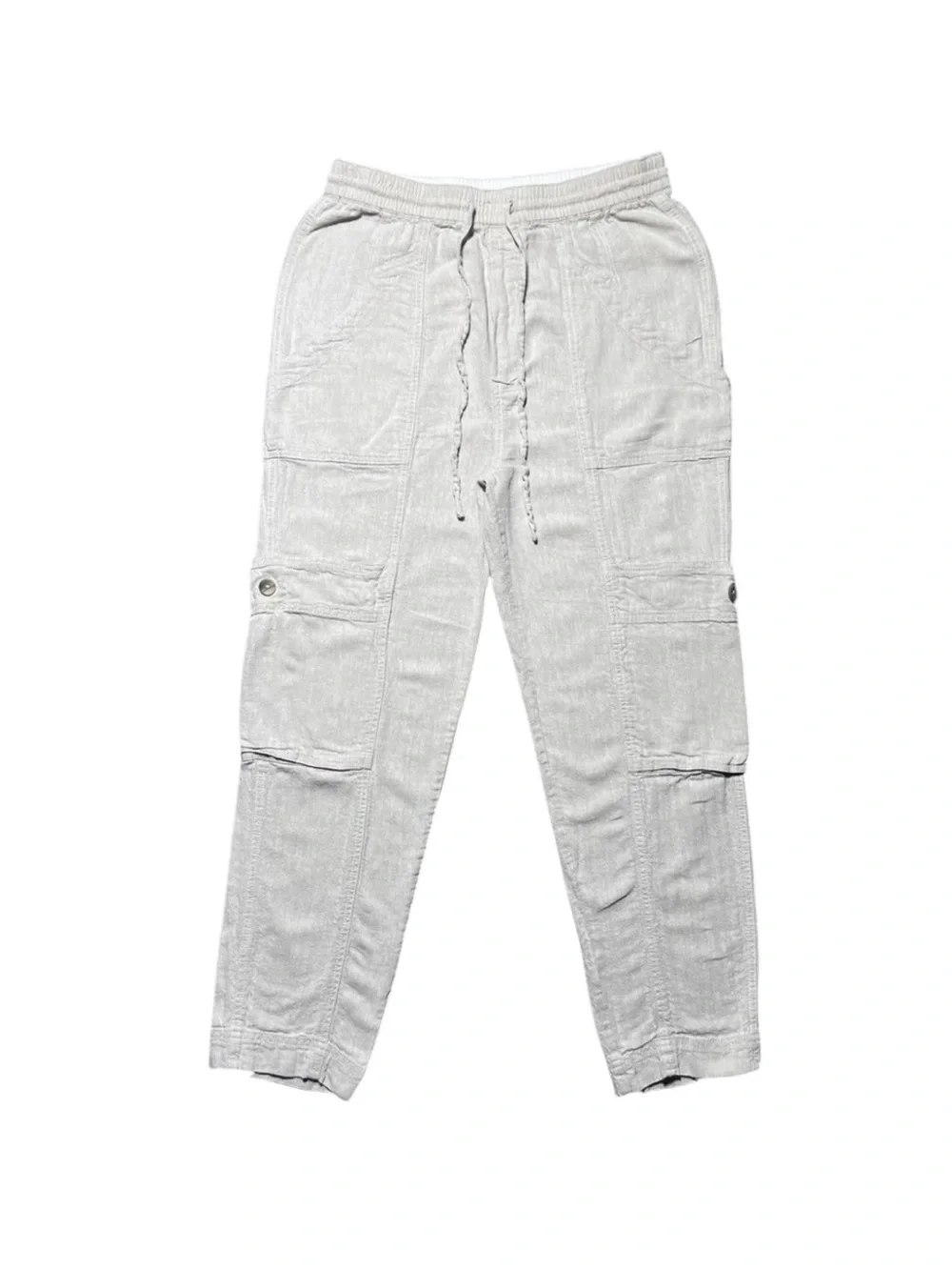 FREE PEOPLE Feelin Good Utility Pull On Pant in Natural Size XS